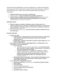 Mediatyzacja - koncepcje 