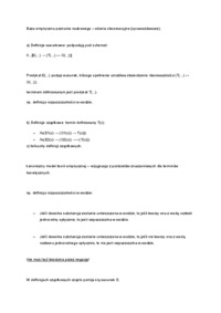 Podstawowe rodzaje postulatów znaczeniowych