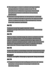 Przepisy szczególne dotyczące utworów audiowizualnych