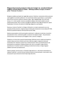 Mózgi psychopatów są inne