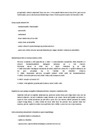 Typy i stadia AID, choroby skrótowo.