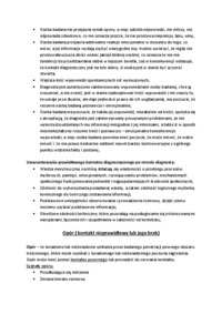 Kontakt diagnostyczny - opracowanie