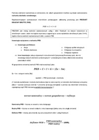 Model obiegu okrężnego i PKB