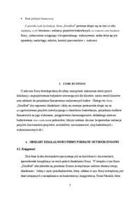 Projekt outsorcingowy - opracowanie