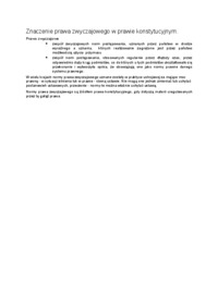 znaczenie-prawa-zwyczajowego-w-prawie-konstytucyjnym