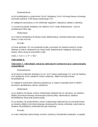 Elektrolity i nieelektrolity-sprawozdanie