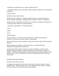 Reforma dóbr królewskich - wykład