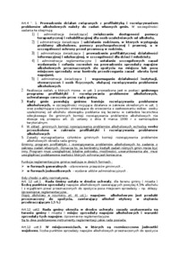 O wychowaniu w trzeźwości i przeciwdziałaniu alkoholizmowi 