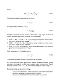 Sprzężenie zwrotne we wzmacnieniach 