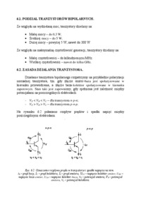 Tranzystory bipolarne -  omówienie zagadnienia