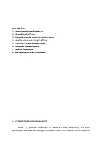 Biznes plan - firma reklamowa