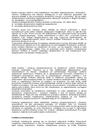 Instytucje na rynku kapitałowym