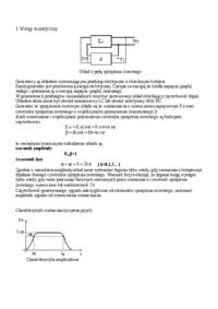 Badanie warunków wzbudzania drgań w generatorach