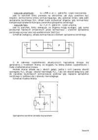 Badanie warunków wzbudzenia drgań w generatorach 