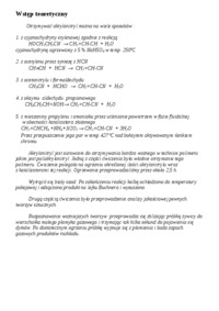 Polimeryzacja strąceniowa akrylonitrylu