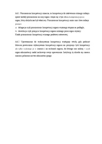 Zakres działania a właściwość organu 