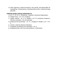 Prywatność jako wolność szczególna 