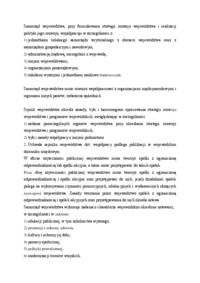 Zakres działalności samorządu województwa