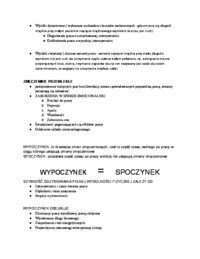 Długotrwały wysiłek fizyczny - wykład