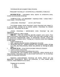 Intertekstualność - gatunki, wykład.