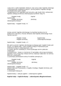 Analiza finansowa, struktura kapitału