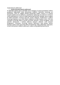 Zasady finansów publicznych