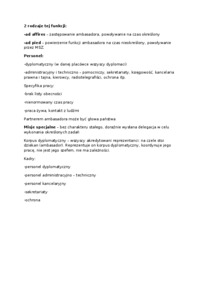 Służba dyplomatyczna - omówienie