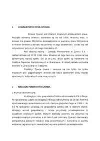 Analiza strategiczna - browar 2