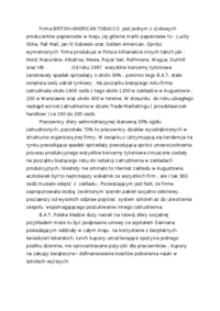 Analiza strategiczna firmy BATIG