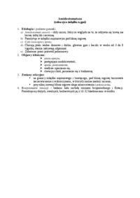 Choroby spowodowane inwazją nicieni - Amidostomatoza