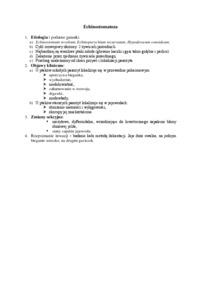 Choroby spowodowane inwazją przywar - Echinostomatoza