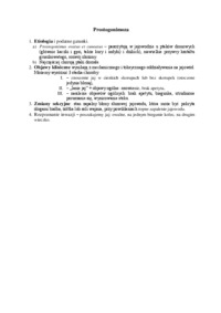 Choroby spowodowane inwazją przywar - Prostogonimoza