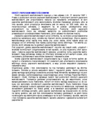 Obrót papierami wartościowymi