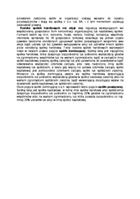 Prawo handlowe - spółki