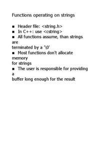 functions-operating-on-strings