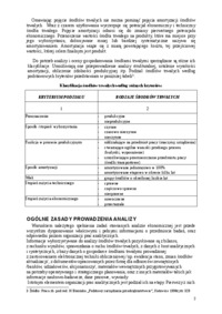 Analiza ekonomiczna - środki trwałe