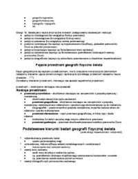 Definicja geografii wg Leszczyckiego a geografia fizyczna świata