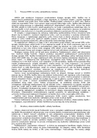 Analiza fundamentalna firmy Amica