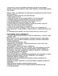 schematy a cechy osobowości