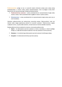 Przedstawicielstwo ustawowe i pełnomocnictwo