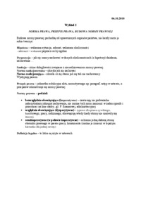 Norma i przepis prawa, budowa normy prawnej