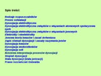 Dysocjacja elektrolityczna - Rozpuszczalnik