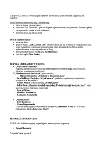 Genealogia form reportażowych