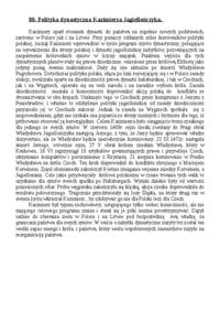 Polityka dynastyczna Kazimierza Jagiellończyka