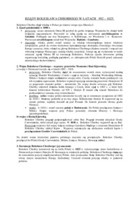 Rządy Bolesława Chrobrego 