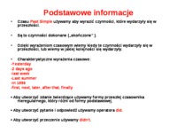 Irregular Verbs - Past Simple