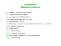 Strona bierna - czasowniki modalne - angielski 