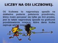 Liczby na osi liczbowej