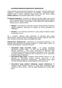 przeniesienie kompetencji, pełnomocnictwo administracyjne