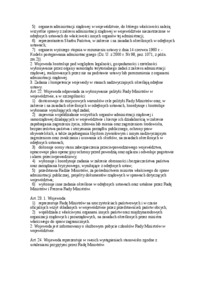 Relacje wojewody z adm. niezespolona i Prezesem RM